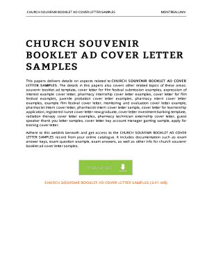Download Souvenir Journal Ad Letter 