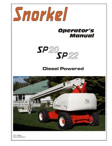 Download Sp22 Operators Manual 