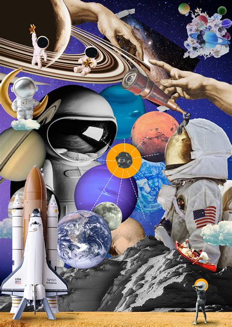 space collage