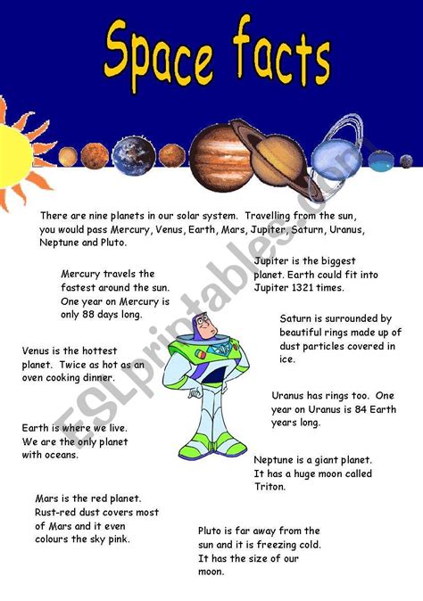 Space Facts For Ks2 Children And Teachers By Fact Sheet Template Ks2 - Fact Sheet Template Ks2