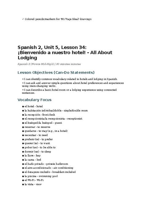 Spanish 2 Unit 5 Lesson 2 Holt Mcdougal Avancemos Workbook Answers Pg 220 Pdf
