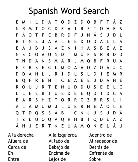 Spanish Vocabulary Word Search Wordmint Como Te Llamas Worksheet - Como Te Llamas Worksheet
