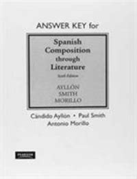 Full Download Spanish Composition Through Literature Answer 