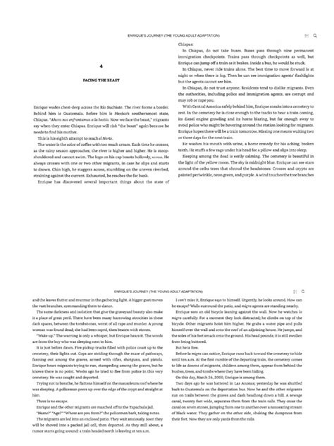 Sparknotes For Enriques Journey