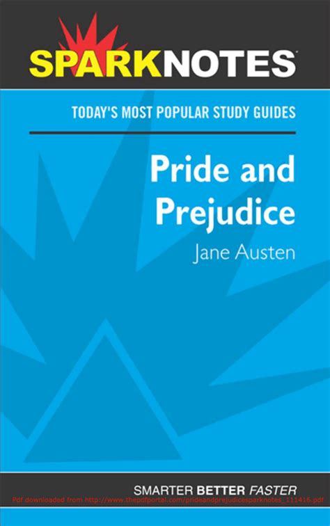 Sparknotes Pride And Prejudice