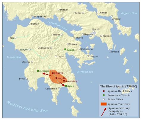 Sparta In Map