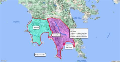 Sparta Map Of Greece