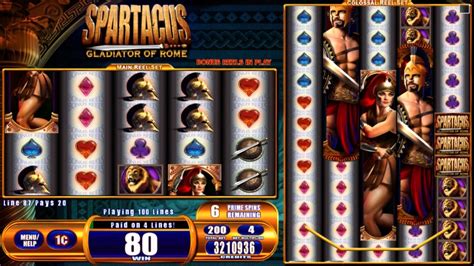 spartacus slots real money