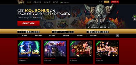 spartan slots online casino ebdf canada