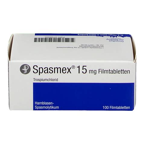 spasmex 15 mg nebenwirkungen