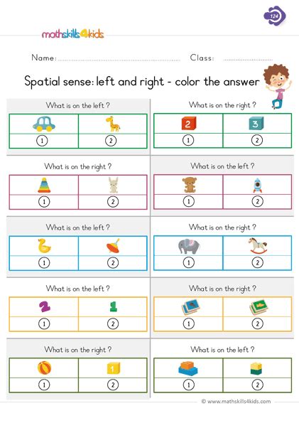 Spatial Relations Worksheets For First Grade Printable And Kindergarten Spatial Relationship Pathcounting Worksheet - Kindergarten Spatial Relationship Pathcounting Worksheet