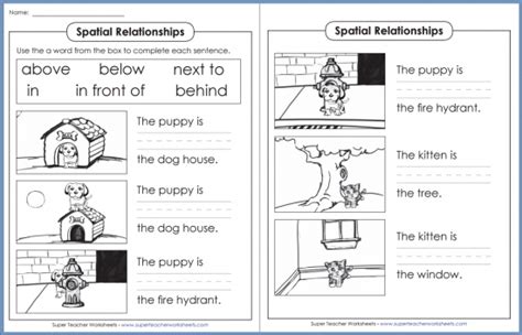 Spatial Relationships Activity Super Teacher Worksheets Kindergarten Spatial Relationship Pathcounting Worksheet - Kindergarten Spatial Relationship Pathcounting Worksheet