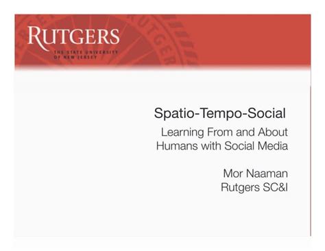 Download Spatio Tempo Social Learning From And About Humans With 
