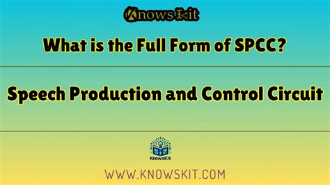 Spcc Full Form