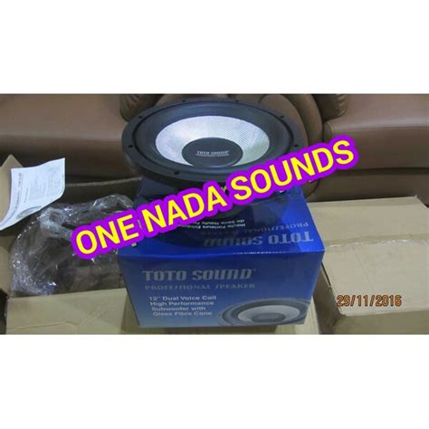 speaker toto sound 12 inch