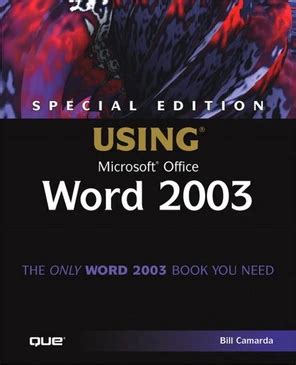 Special Edition Using Microsoft Word 2002