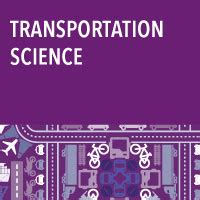 Special Issues Transportation Science Pubsonline Transportation In Science - Transportation In Science