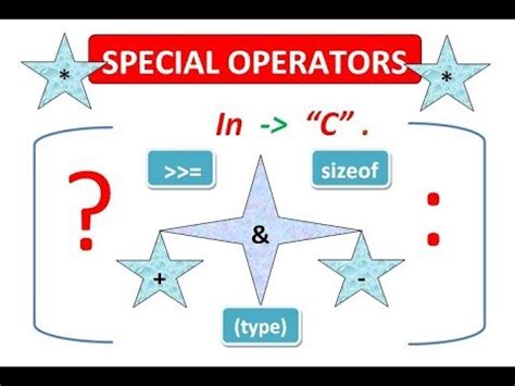 Special Operators In C