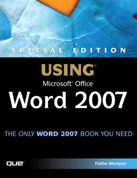 Full Download Special Edition Using Microsoft Office Word 2007 