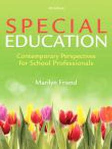 Full Download Special Education 4Th Edition Marilyn Friend 