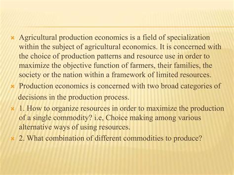 Specialization In Production