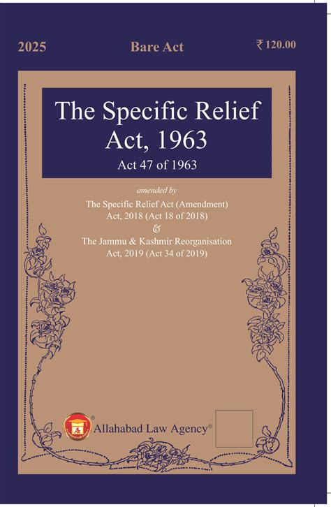 Specific Relief Act Bare Act