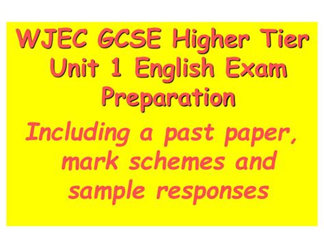 Download Specification B Higher Tier Unit 1 Wjec Answers 