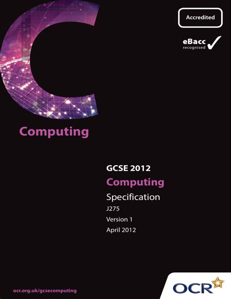 Full Download Specification Gcse Computing 