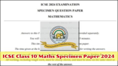 Read Online Specimen Paper Mathsgeeks 