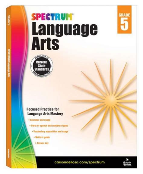 spectrum grade 5 language arts