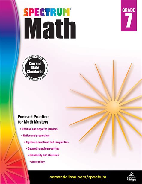 Spectrum Grade 7 Worksheets K12 Workbook Spectrum Math Grade 7 Worksheets - Spectrum Math Grade 7 Worksheets