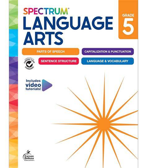 spectrum language arts grade 5