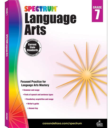 spectrum language arts grade 7