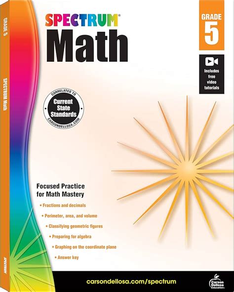 Spectrum Math Grade 5