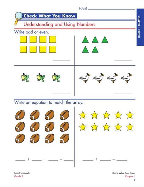 Spectrum Math Workbook, Grade 2