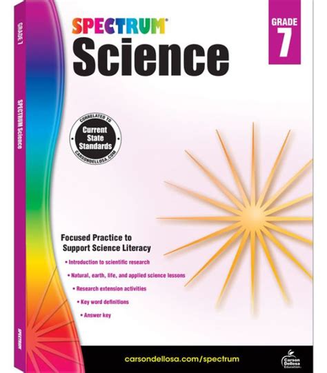 Spectrum Science Workbook Grade 7 Paperback Carsondellosa Com Science Workbook Grade 7 - Science Workbook Grade 7
