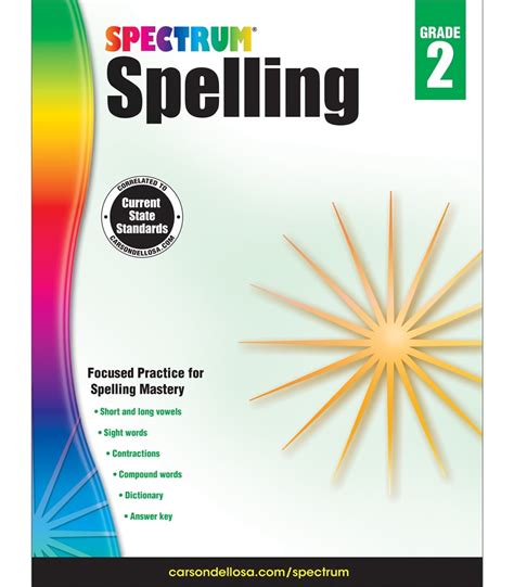 Spectrum Spelling Workbook Grade 2 Printable 704598 Eb Spelling Workbook Grade 2 - Spelling Workbook Grade 2
