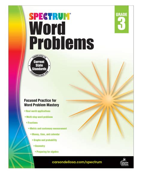 Spectrum Word Problems Grade 3