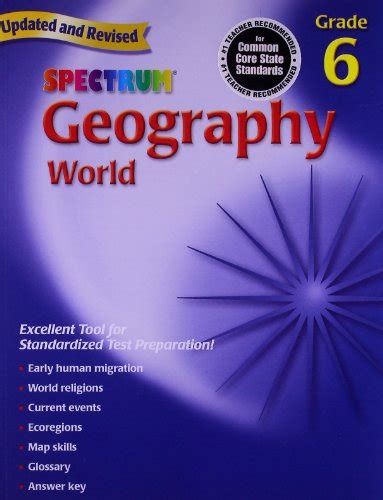 Read Online Spectrum Geography Grade 6 The World 