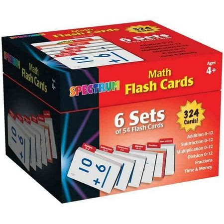 Read Spectrum Math Flash Card Box Set 