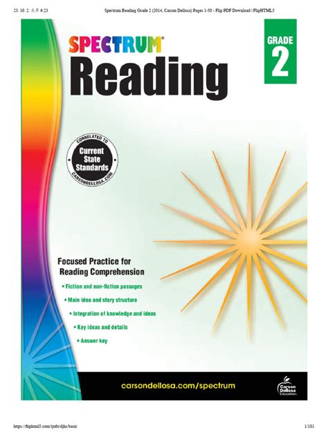 Download Spectrum Reading Grade 2 Pdf 