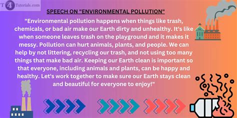 Speech On Pollution