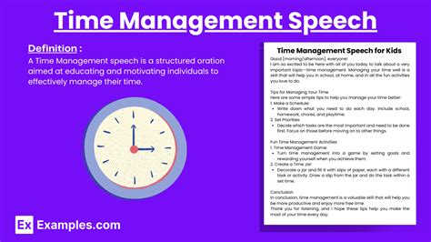 Speech On Time Management