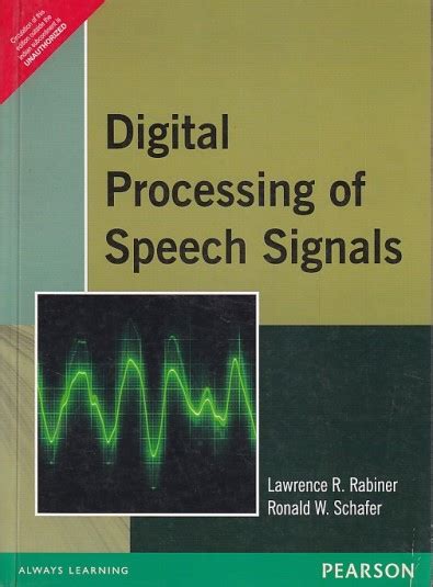 Read Speech Processing Rabiner Solution 