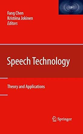 Read Online Speech Technology Theory And Applications 