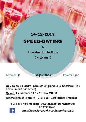 speed dating charleroi