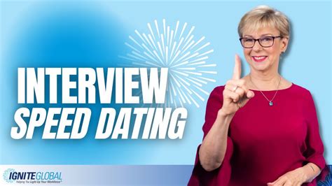 speed dating interviews