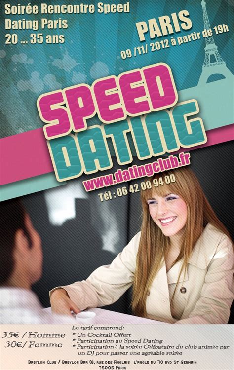 speed dating paris 2024