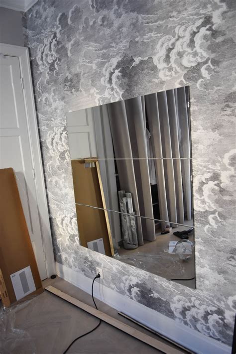 spegelvägg ikea hack