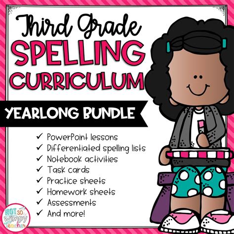 Spelling Curriculum Yearlong Bundle Third Grade Spelling Curriculum 3rd Grade - Spelling Curriculum 3rd Grade